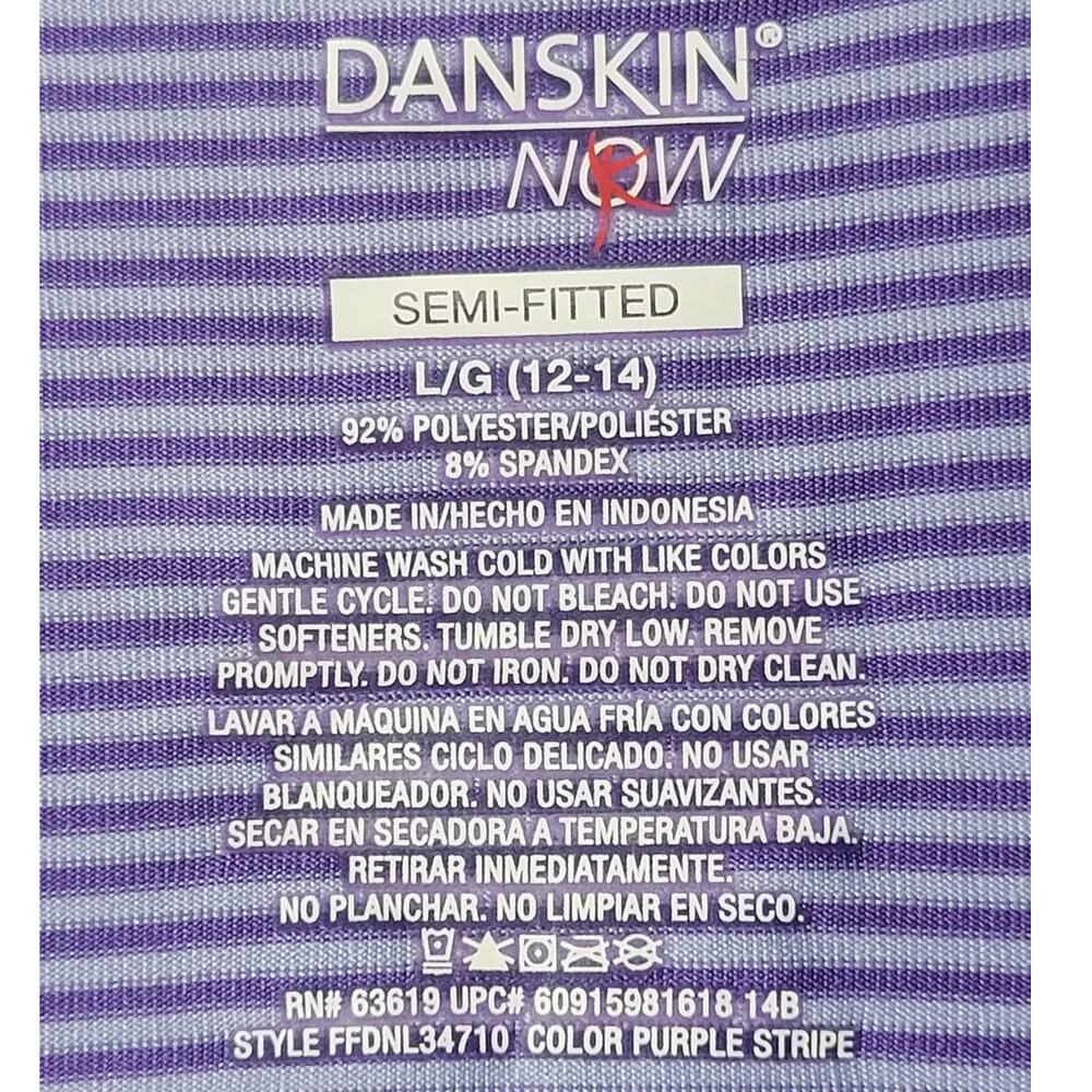 Danskin Now Racerback‎ Tank Top Size L 12/14 - Picture 2 of 3